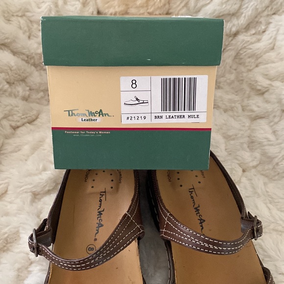 EUC Thom McCan Brown leather mules 8 - Picture 5 of 5